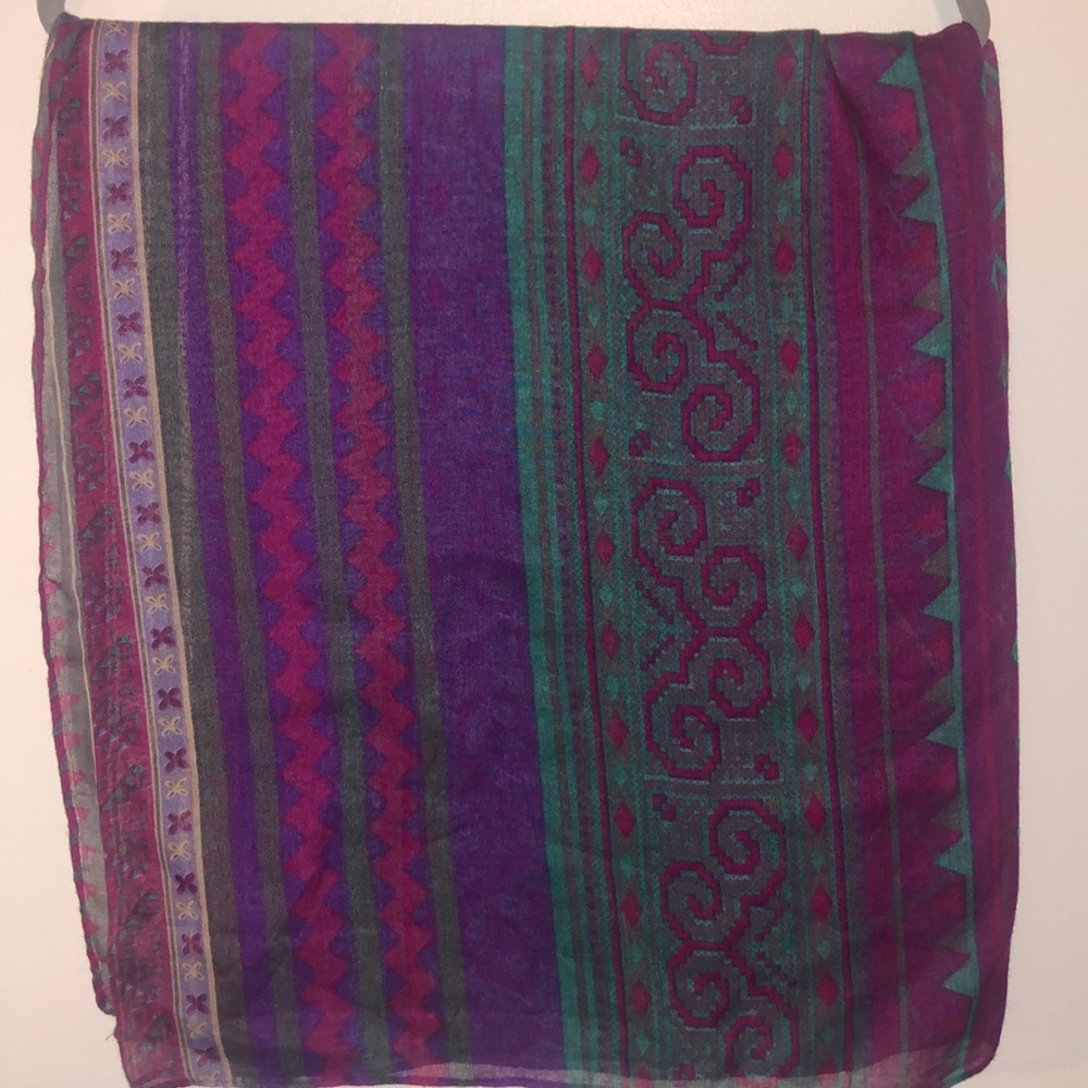 Colorful tiny devotions scarf